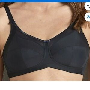 Anita BLACK Martha Post Mastectomy Bra, US 42C, NWT